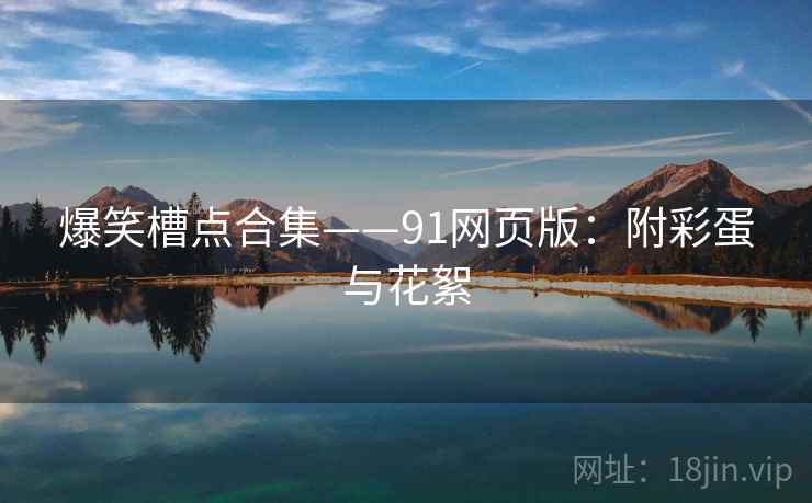 爆笑槽点合集——91网页版：附彩蛋与花絮  第2张