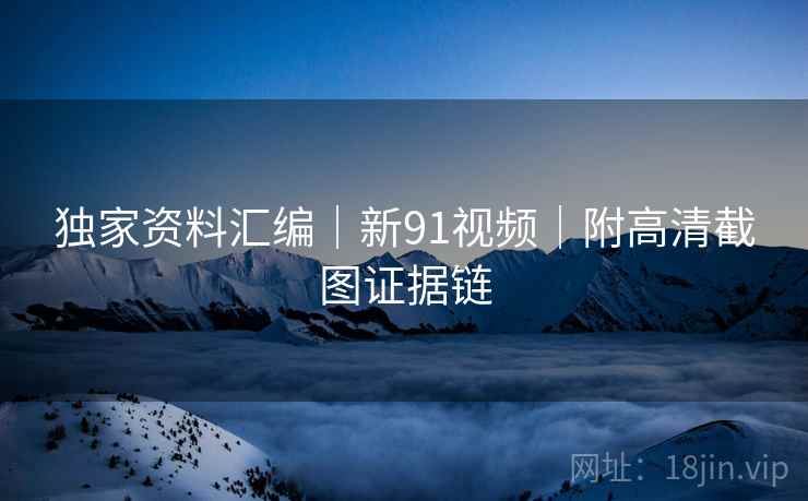 独家资料汇编｜新91视频｜附高清截图证据链