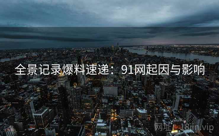全景记录爆料速递：91网起因与影响
