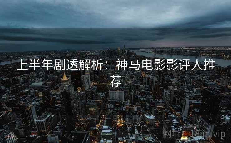 上半年剧透解析：神马电影影评人推荐